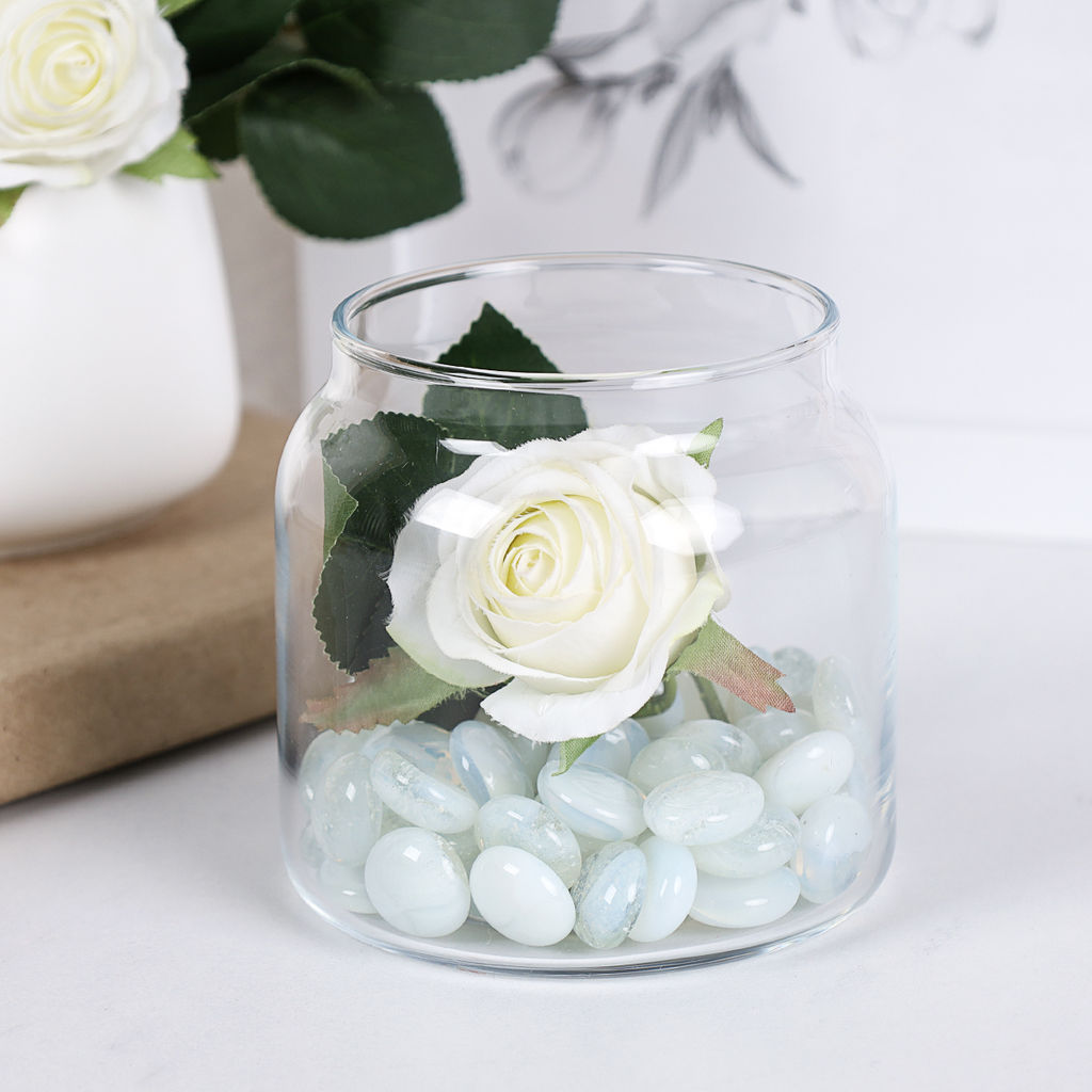 Декоративные камни 250г / 7-219 /уп 100/ белый со стеклом / 711819 - ГалеонТрейд фото 10