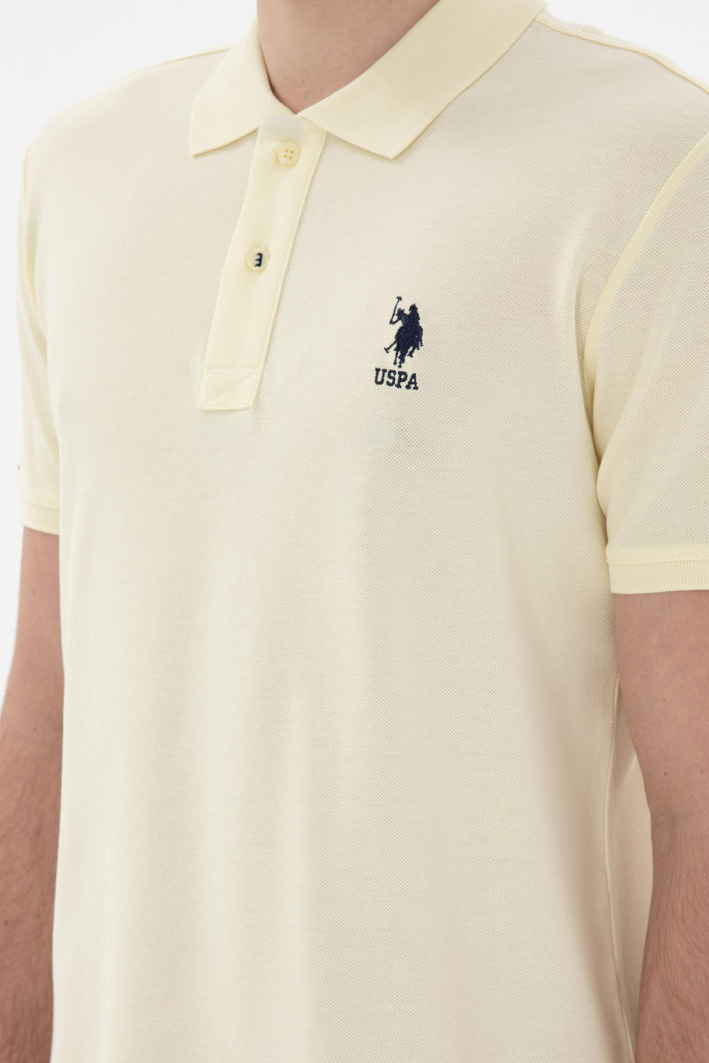 Erkek Slim Fit Polo Yaka A__k Mavi Basic Ti__rt Sepette S_rpriz _ndirim - U.s. polo assn фото 7
