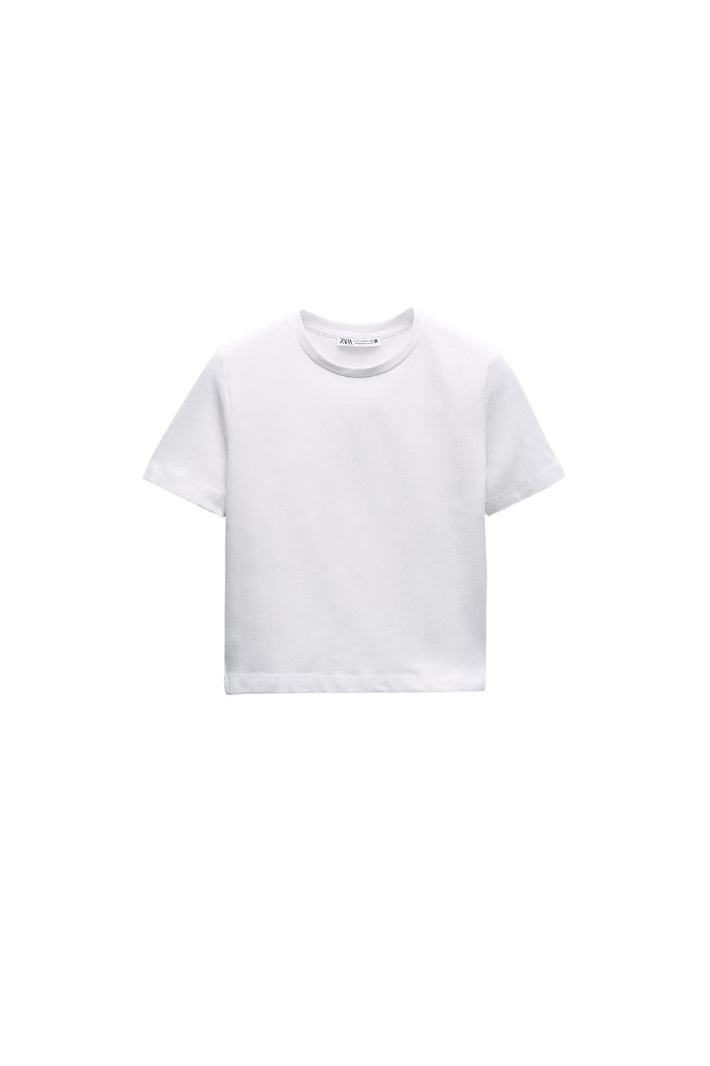 CROPPED STRETCH T-SHIRT - Zara фото 49