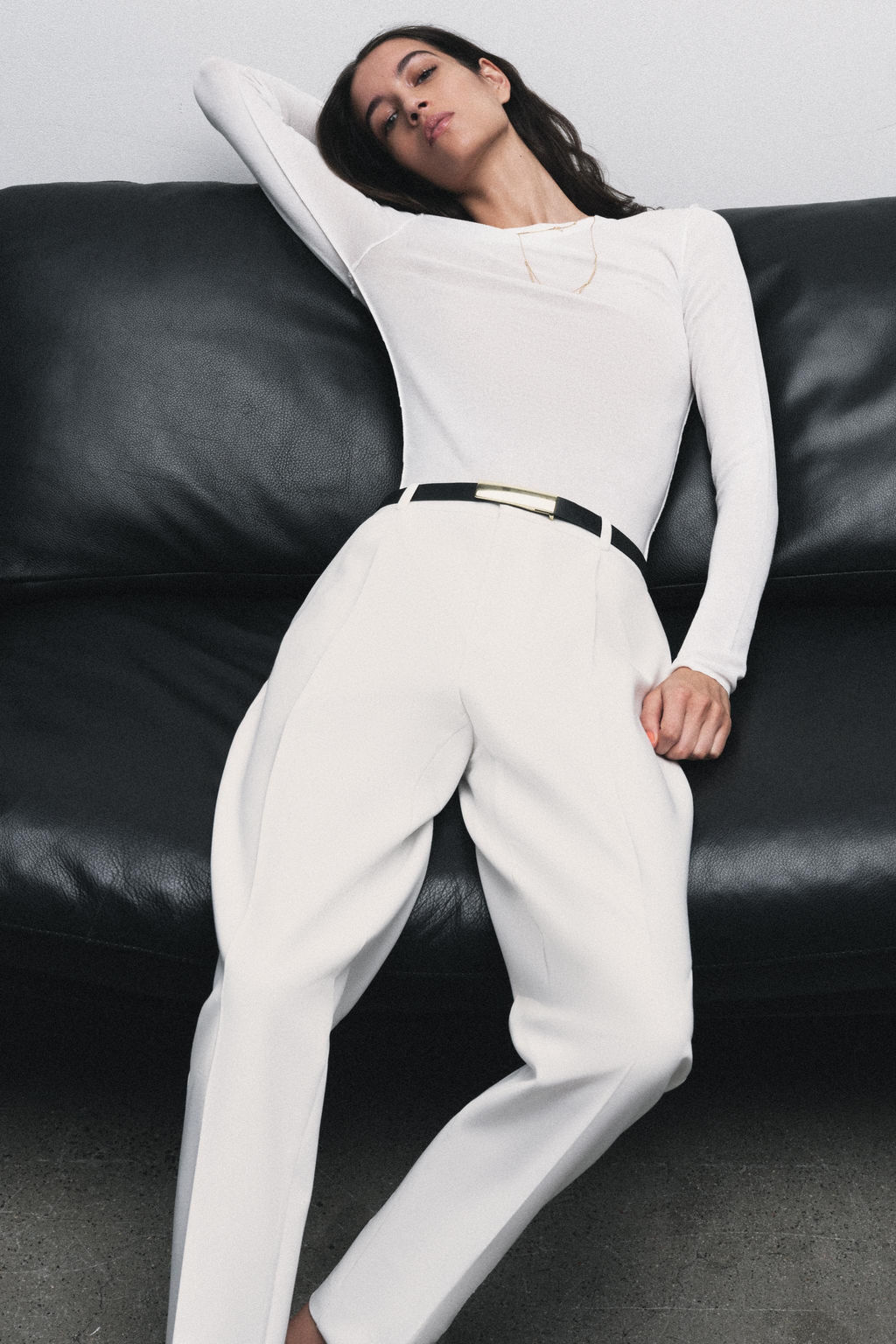 TROUSERS WITH BELT - Zara фото 9