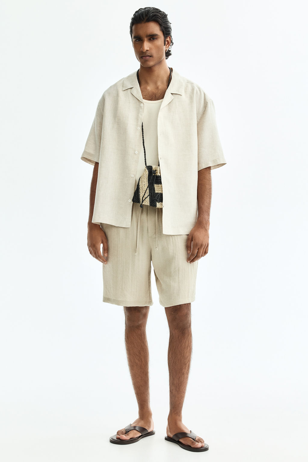 Pantal?n corto Loose Fit - H&m фото 5