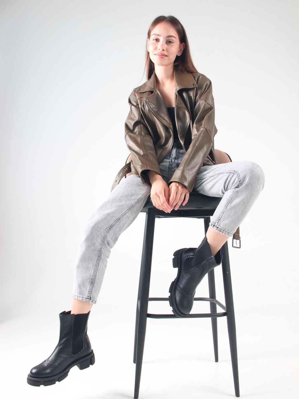 Челси 360.P.21074bl. Черный макс/Байка