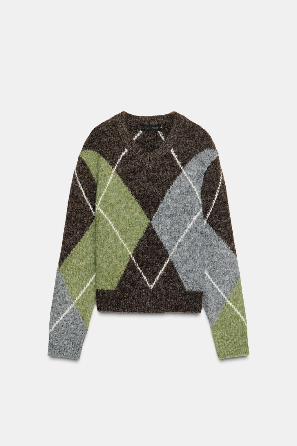 DIAMOND KNIT JUMPER - Zara фото 14