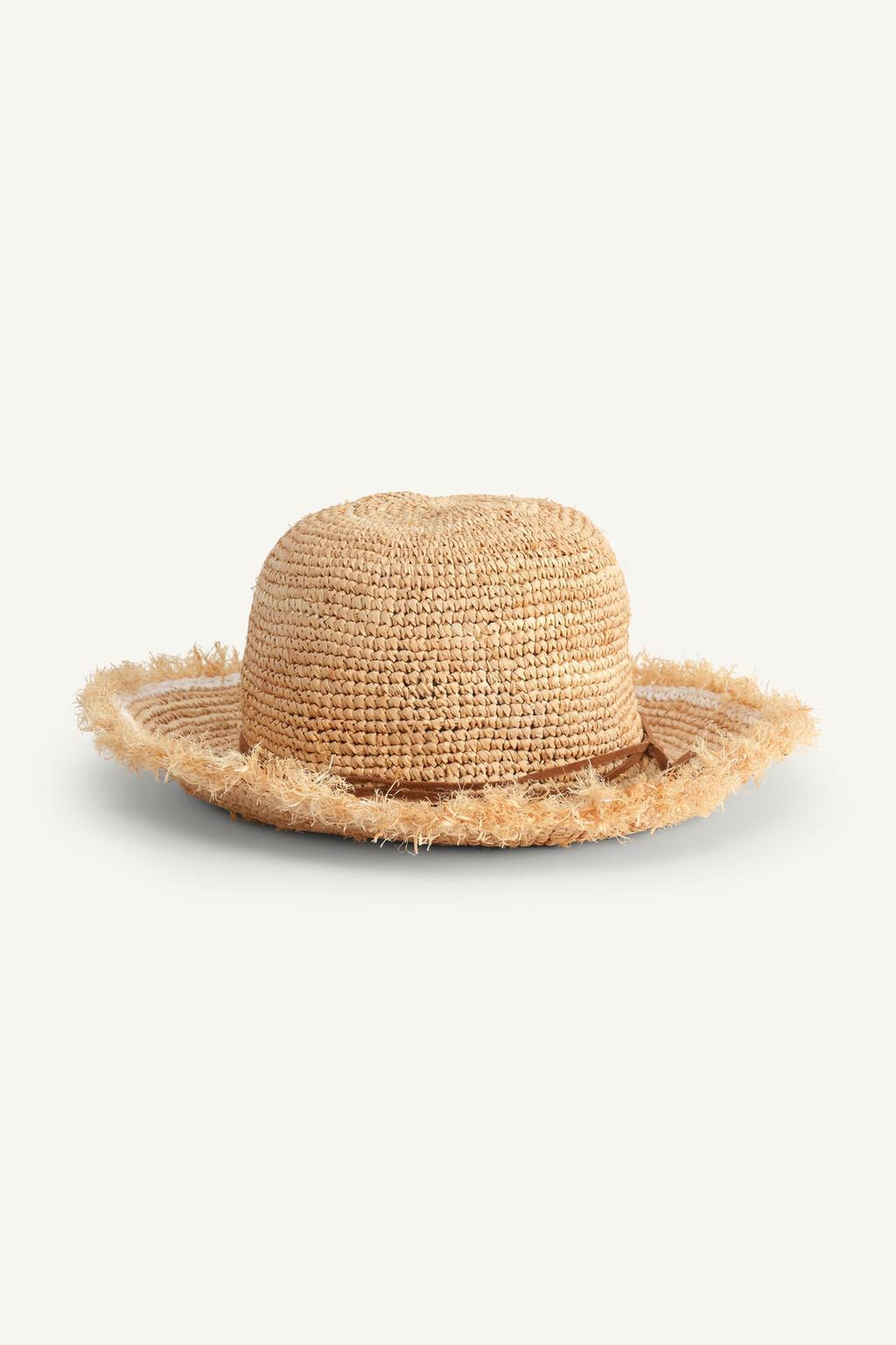 LIMITED EDITION RAFFIA HAT - Zara фото 2