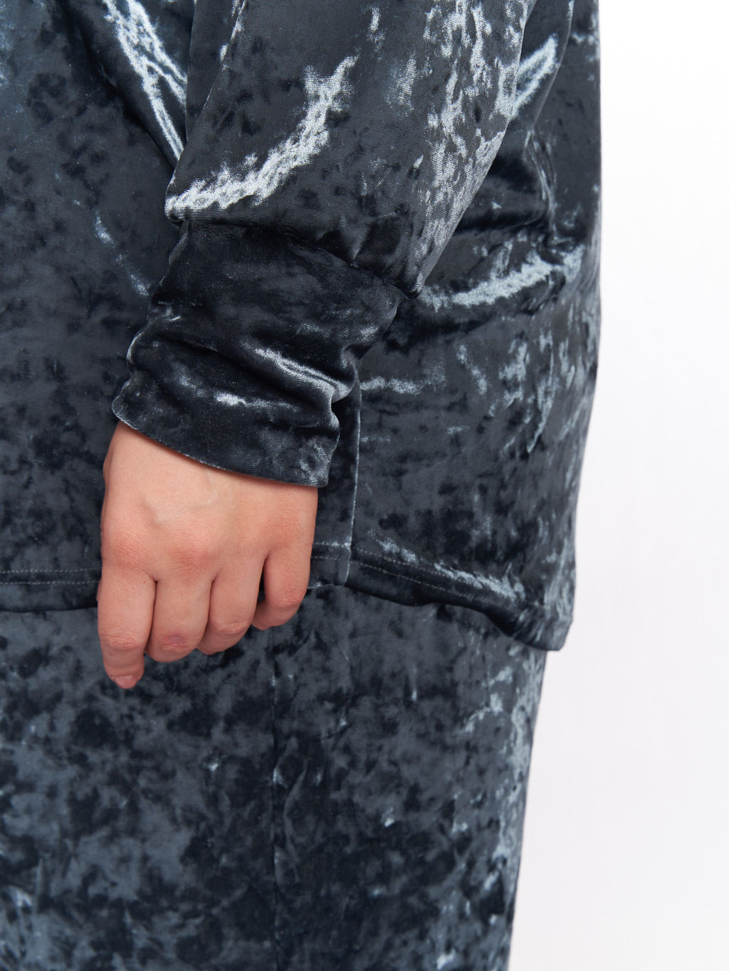 Бархатный костюм KO33511GRN12