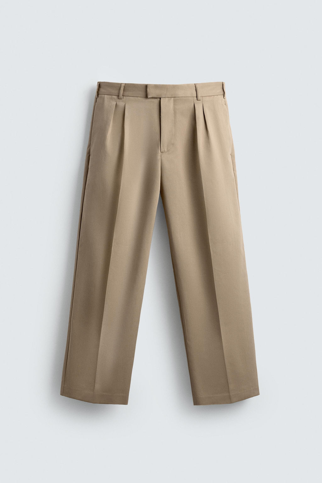 RELAXED FIT PLEATED TROUSERS - Zara фото 10