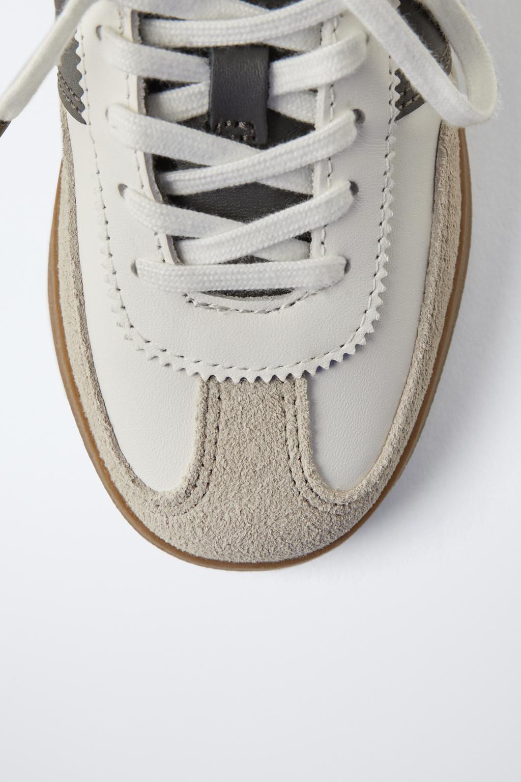 LEATHER TRAINERS - Zara фото 5