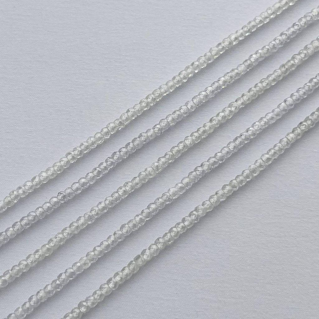 Бусины для украшений из иск. Циркона под горный хрусталь