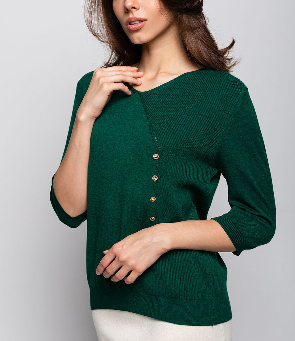 Джемпер #КТ9203 (2), изумрудный