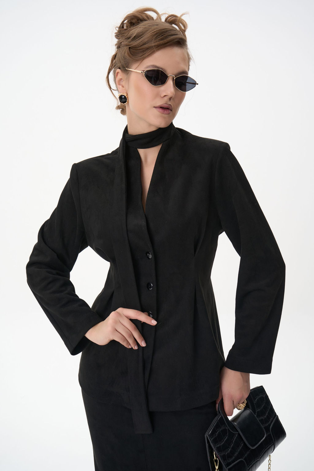 Жакет Майли (чёрный) - Эльза фото 5