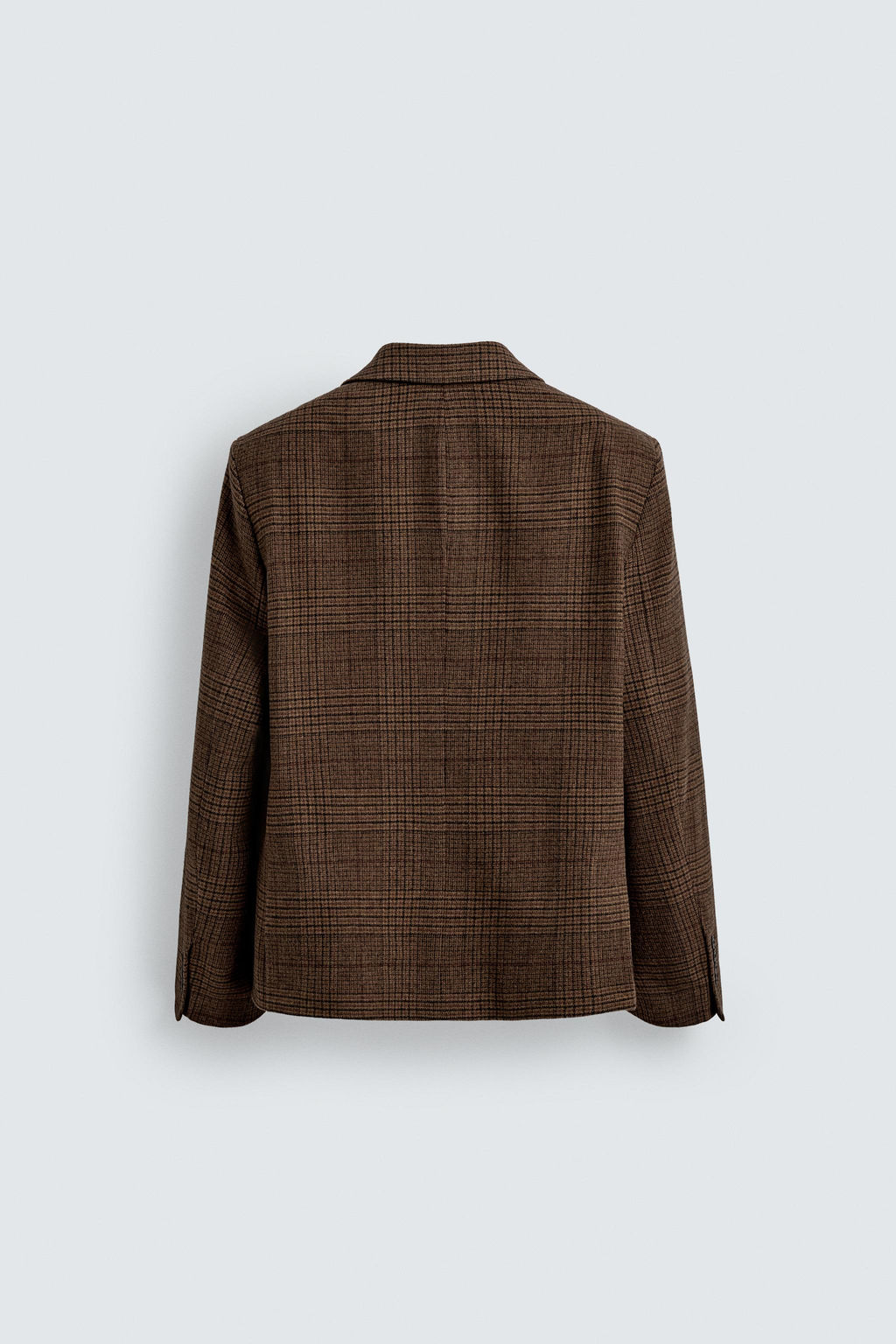BOXY FIT CHECK SUIT BLAZER - Zara фото 8