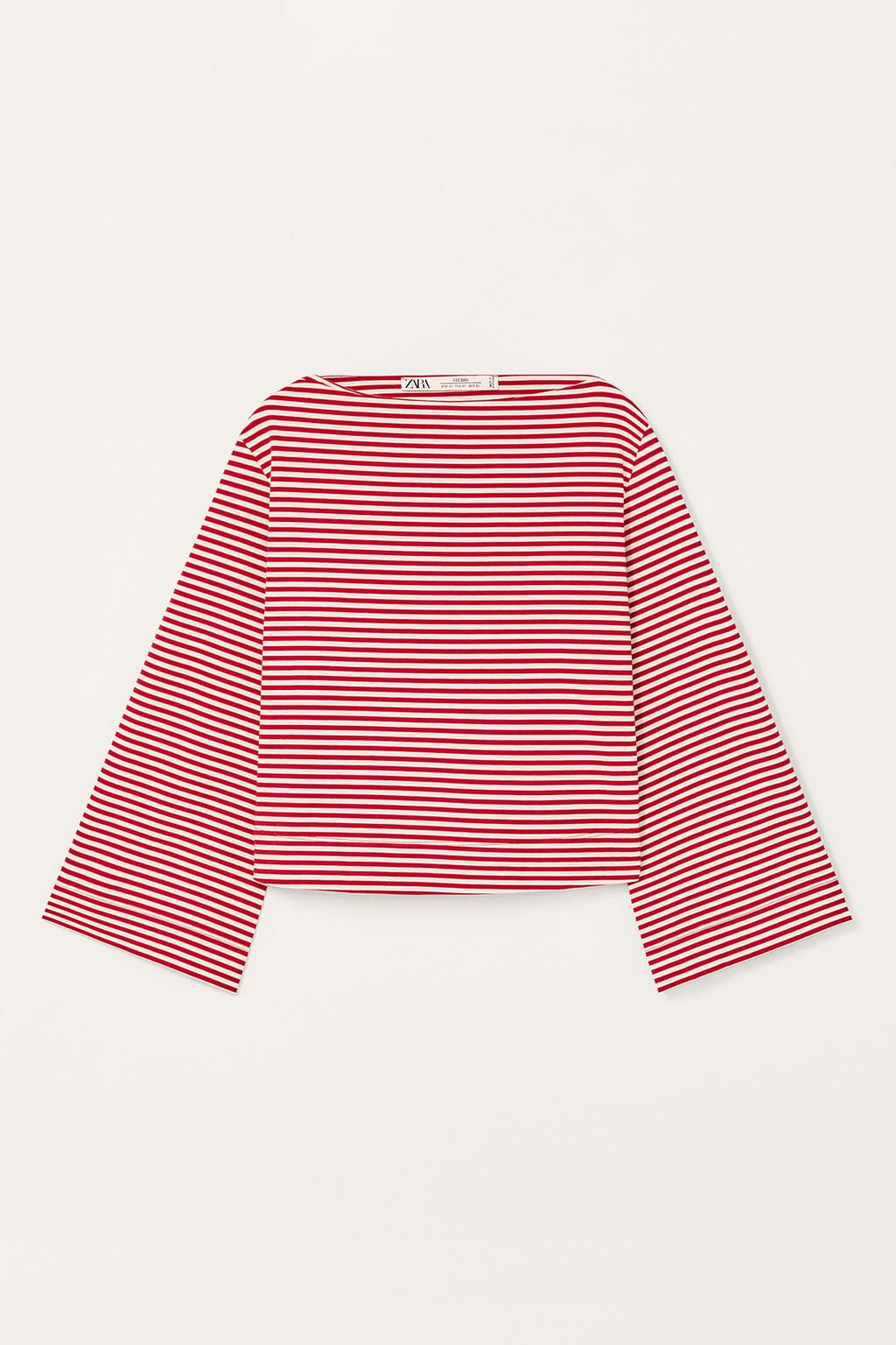 LIMITED EDITION STRIPED T-SHIRT - Zara фото 4