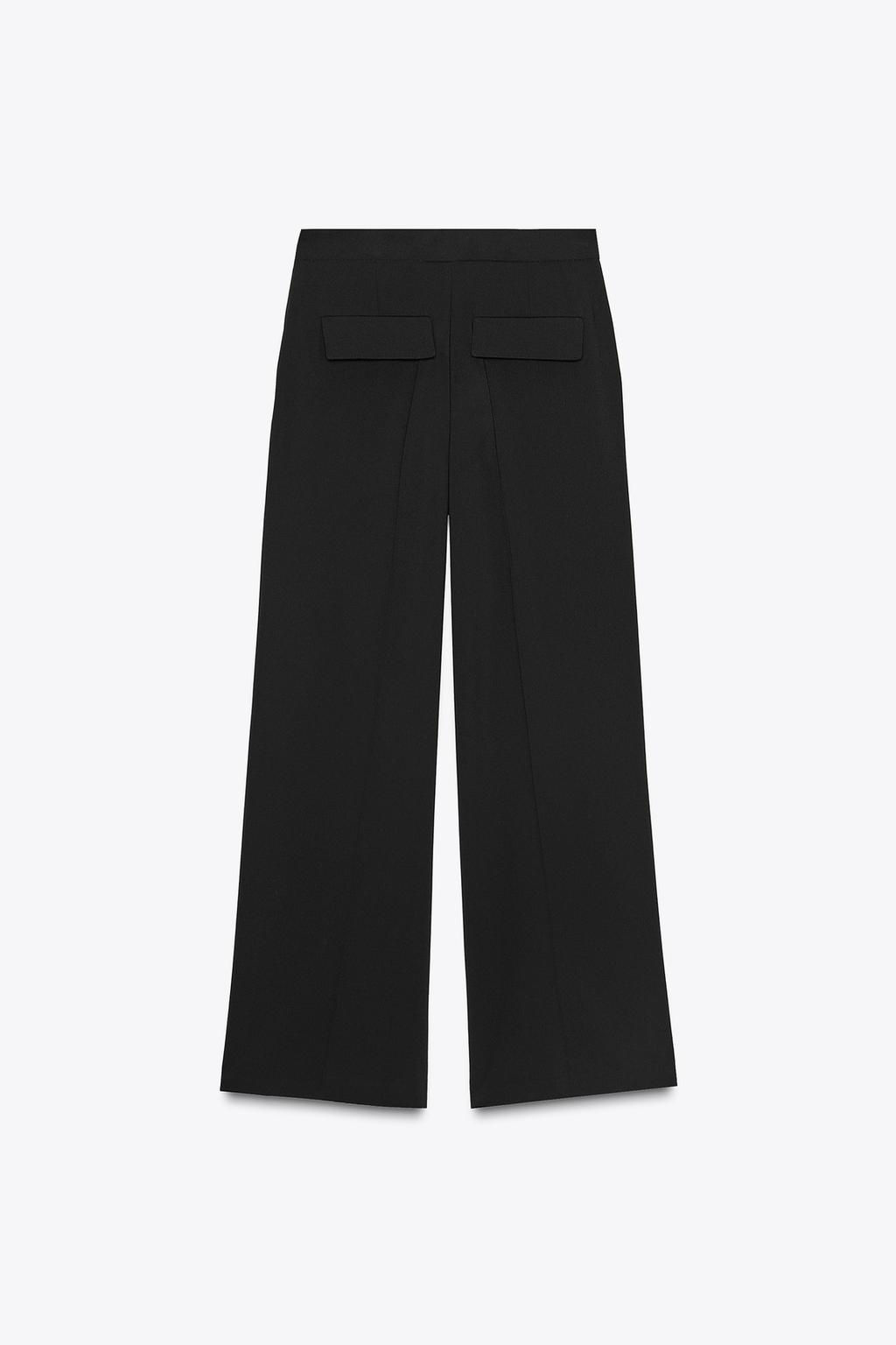 WIDE-LEG TROUSERS WITH CHAIN - Zara фото 8