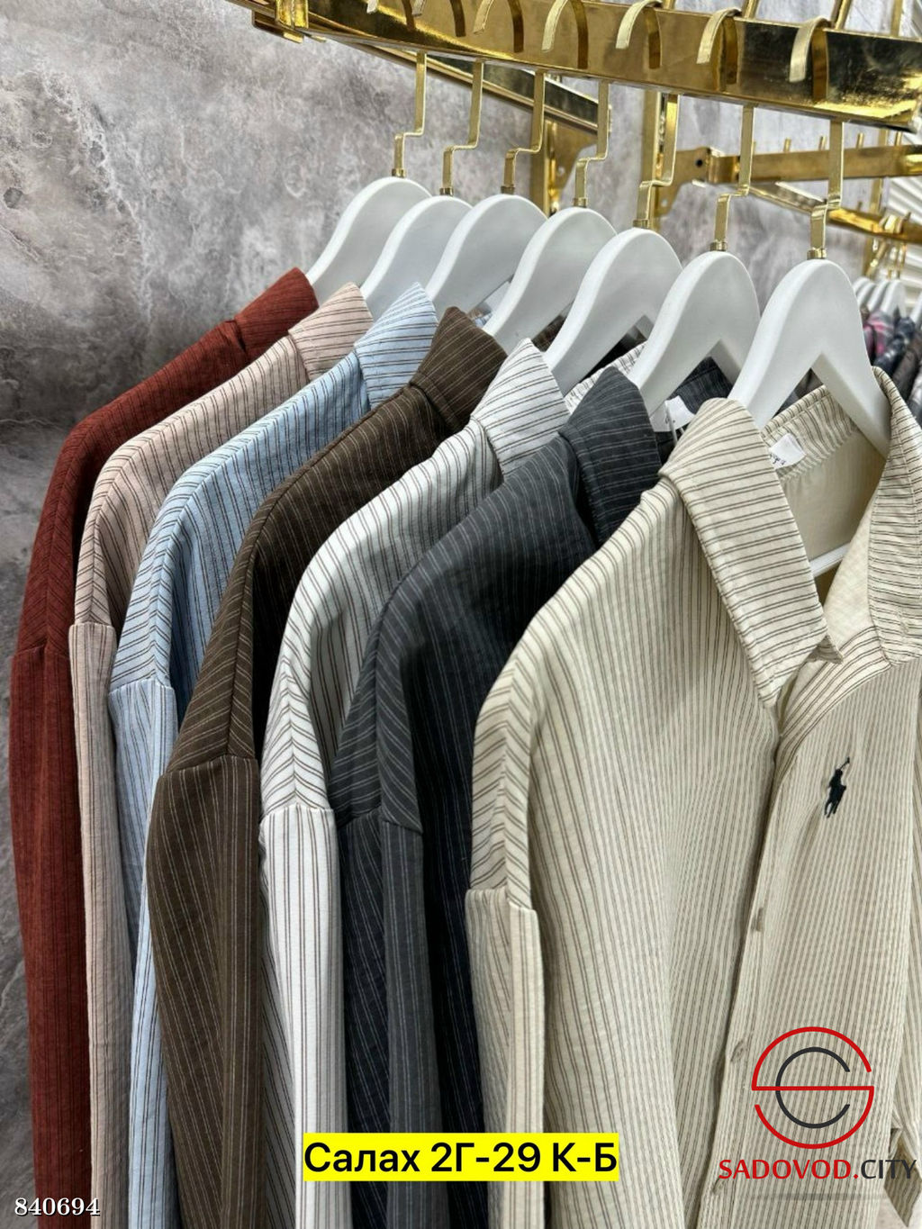 Рубашка женская в мелкую полоску - Bruno фото 6