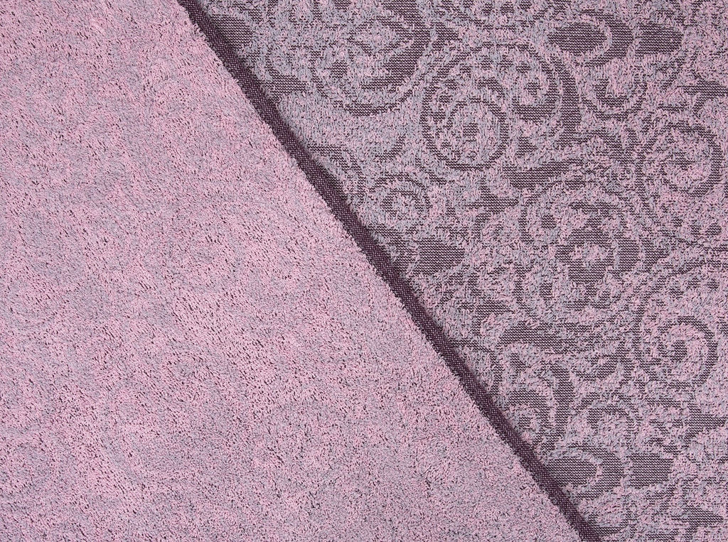 Полотенце махровое 4с402.511ж1 Градиент-вензель (розовый3) 73х140 см