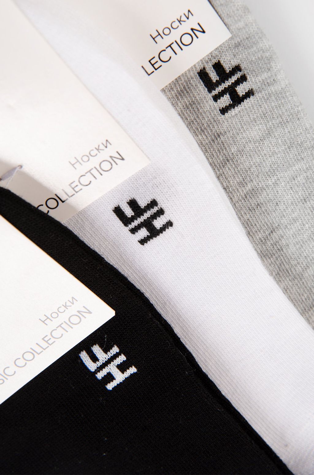 Высокие спортивные носки, набор 3 пары Happy Fox  фото 5