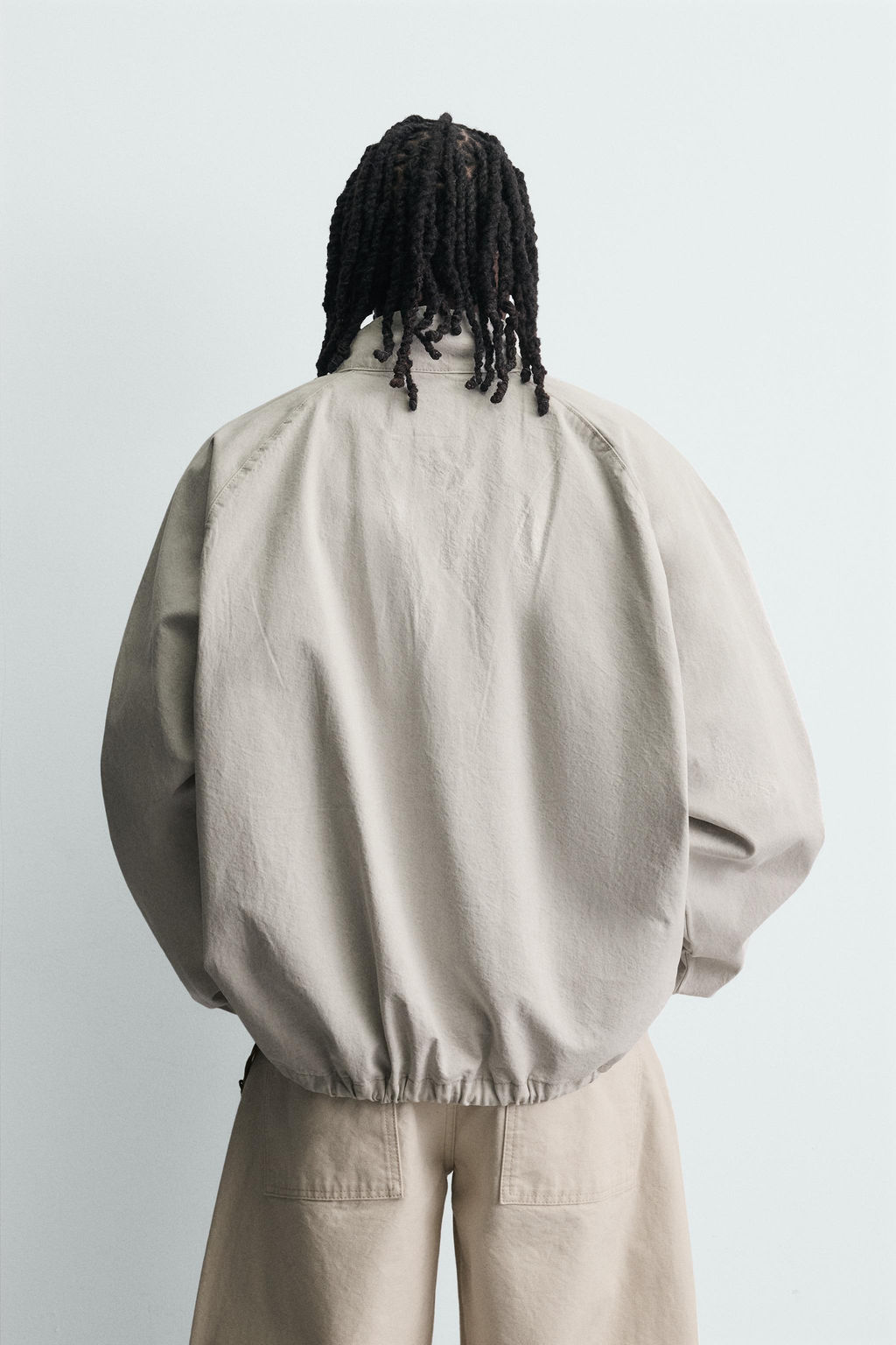SUDADERA CANGURO CREMALLERA / Crudo - Zara фото 3