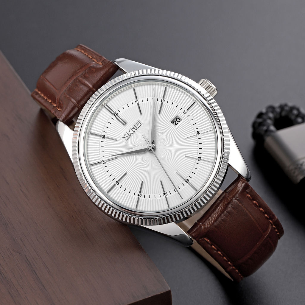 Часы наручные Skmei мужские 9298silver-silver-brown
