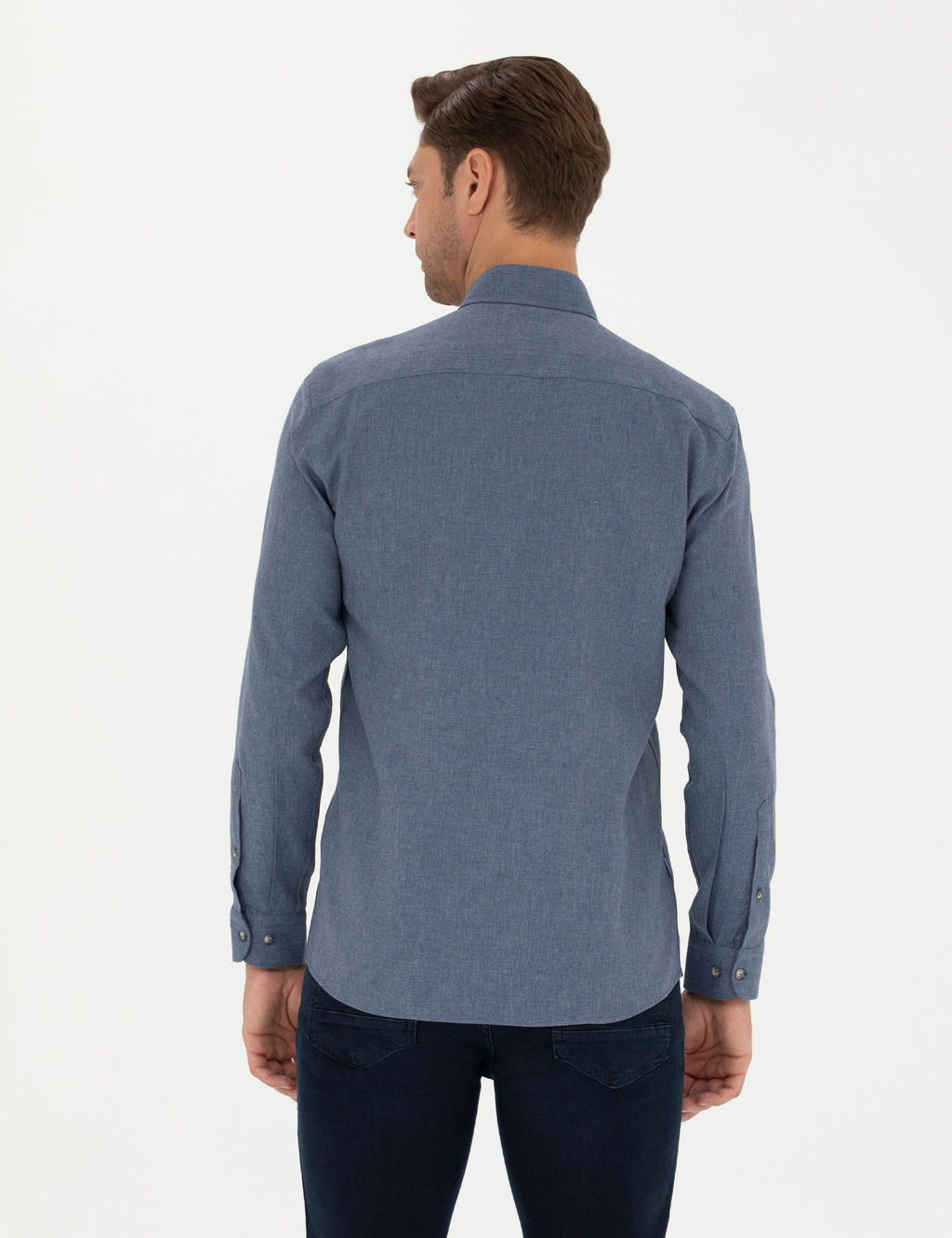 Saks Slim Fit Uzun Kollu G_mlek