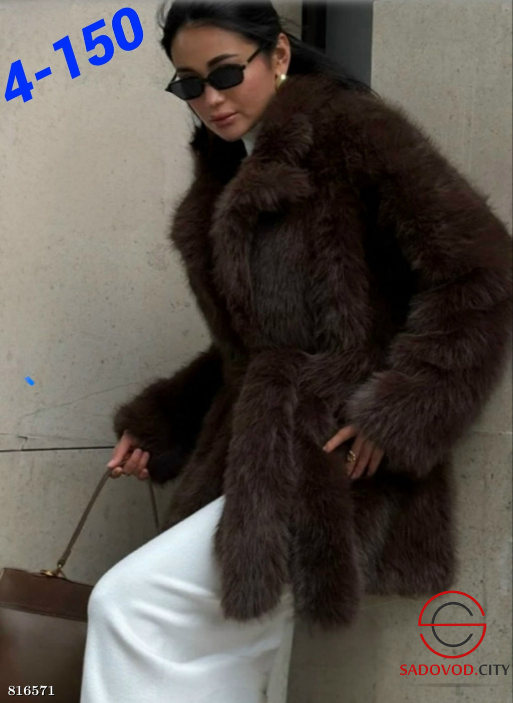 Шуба женская из искусственного меха - Bruno фото 4