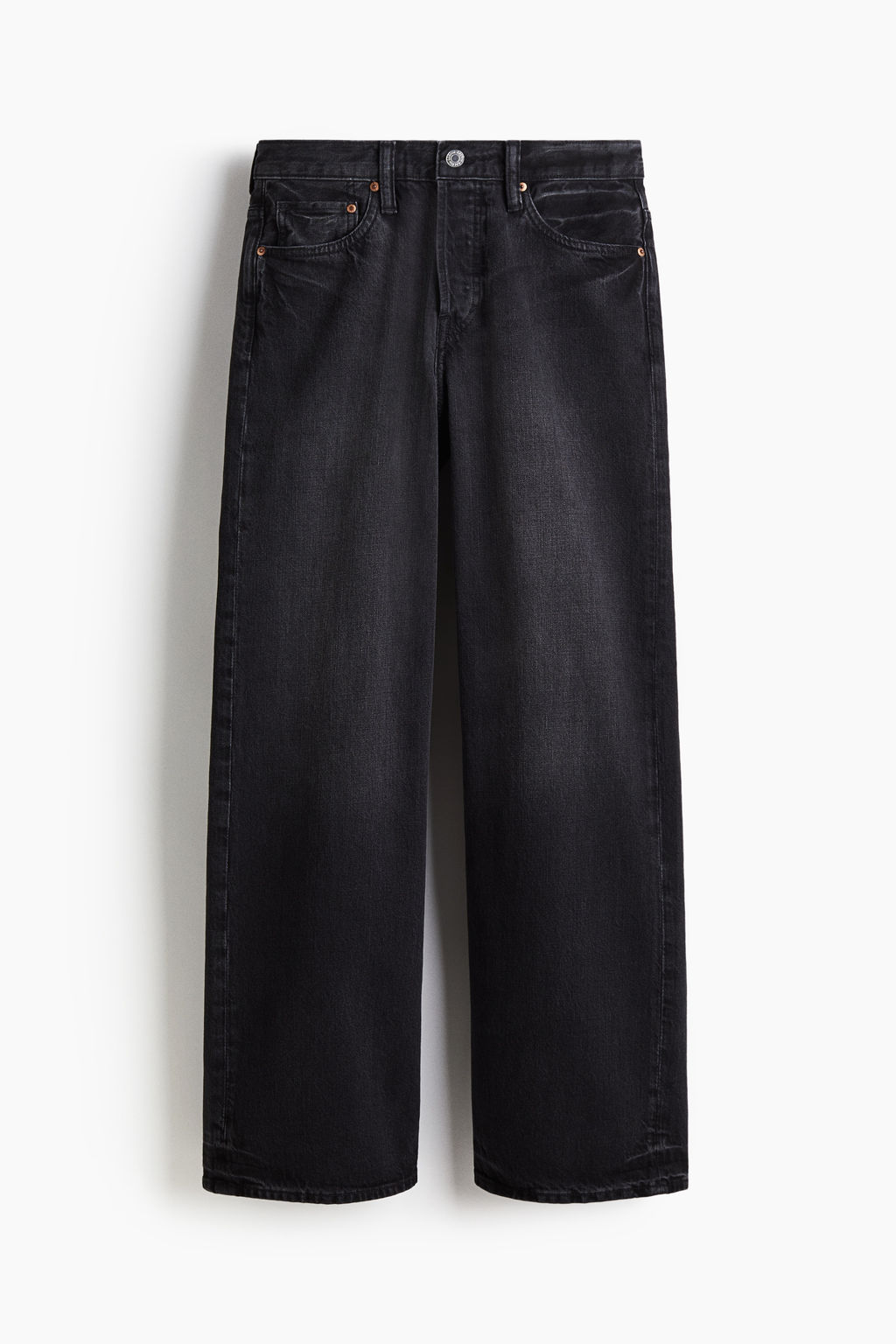 Loose Straight Jeans - H&m фото 6
