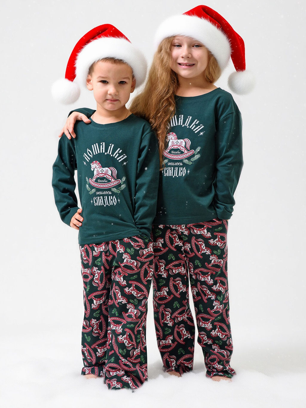 Пижама 100% хлопок женская Лошадка - Оптима фото 9