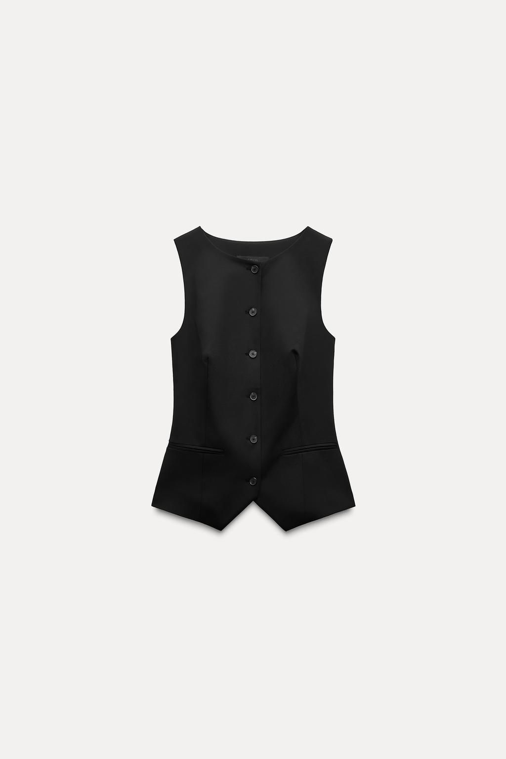 FITTED WAISTCOAT TOP - Zara фото 3