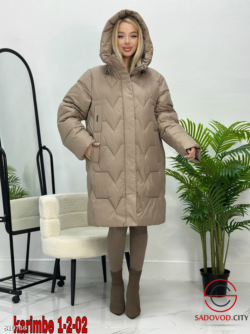 Куртка женская с капюшоном - Bruno фото 2