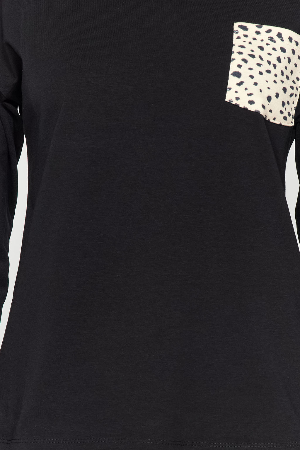 Trendyolmilla Siyah-Cok Renkli %100 Pamuklu Leopar Desenli Tshirt-Pantolon Orme Pijama Tak?m? THMAW24PT00209