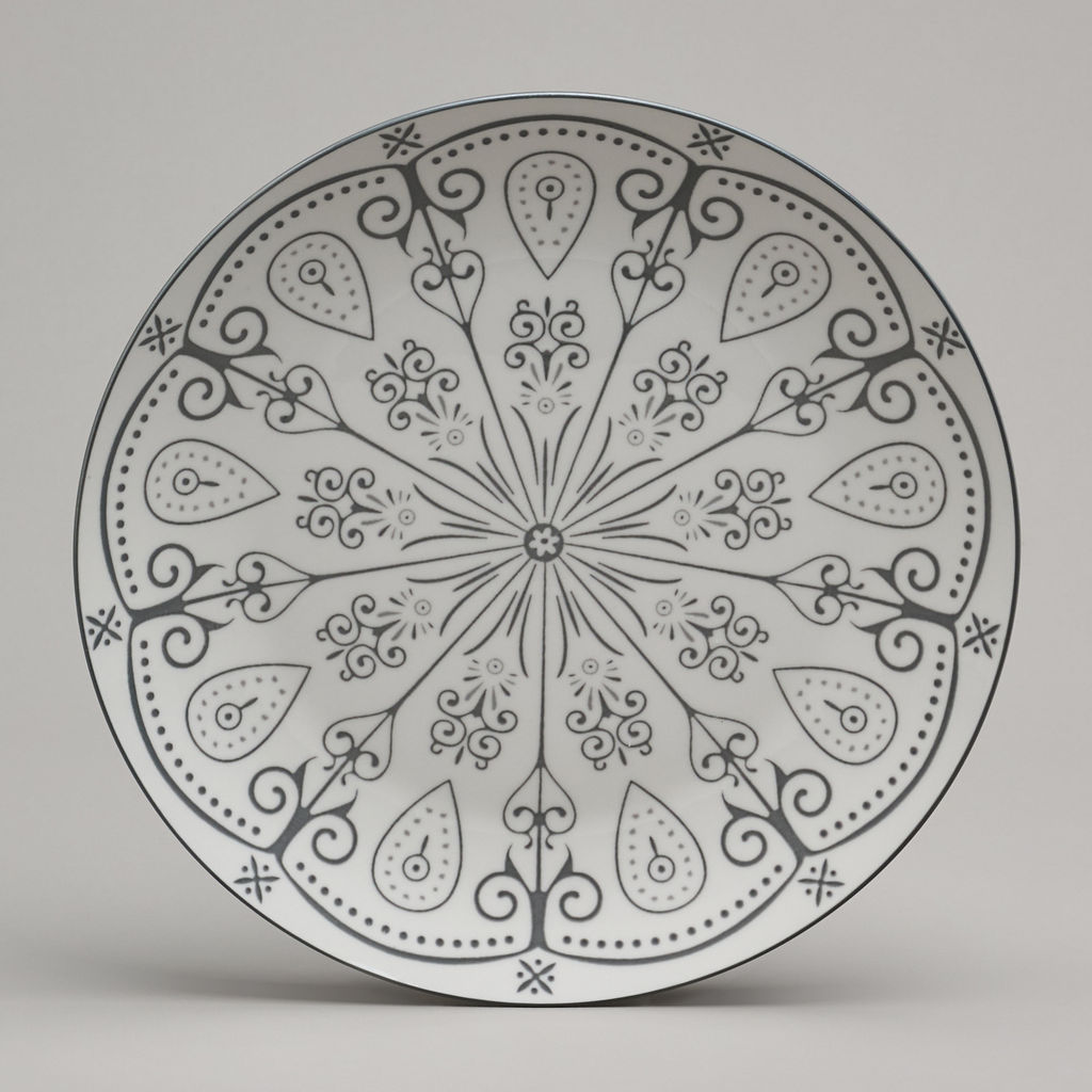 НАБОР ТАРЕЛОК ЗАКУСОЧНЫХ BRONCO DREAMS ИЗ 32 ШТ. ДИАМЕТР=20,5 СМ  фото 3