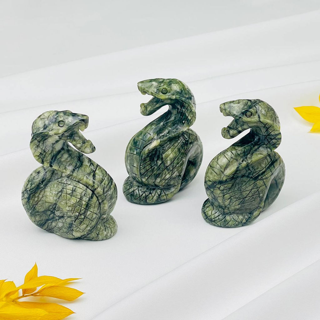 Фигурка Кобра из Змеевика