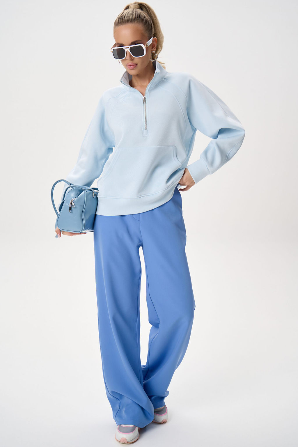 Свитшот Деми (голубой) - Эльза фото 18