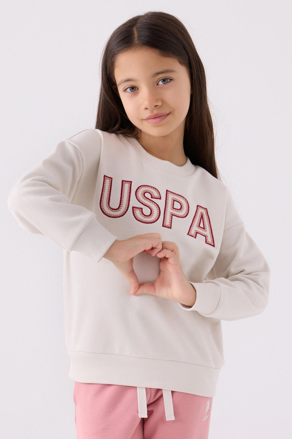 Пижамный комплект с камнями для девочки Неожиданная скидка в корзине - U.s. polo assn фото 2