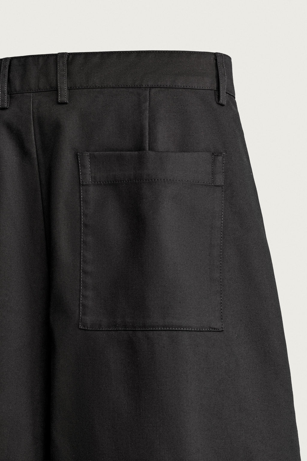 PANTAL?N CULOTTE RELAXED FIT PLIEGUES LATERALES / Negro - Zara фото 10