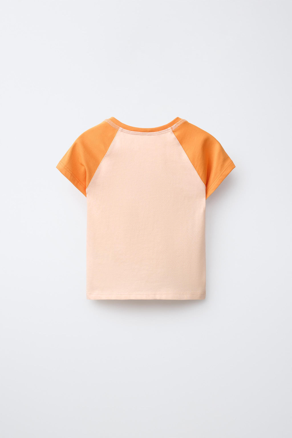 CAMISETA MANGA RANGL?N / Naranja - Zara фото 3