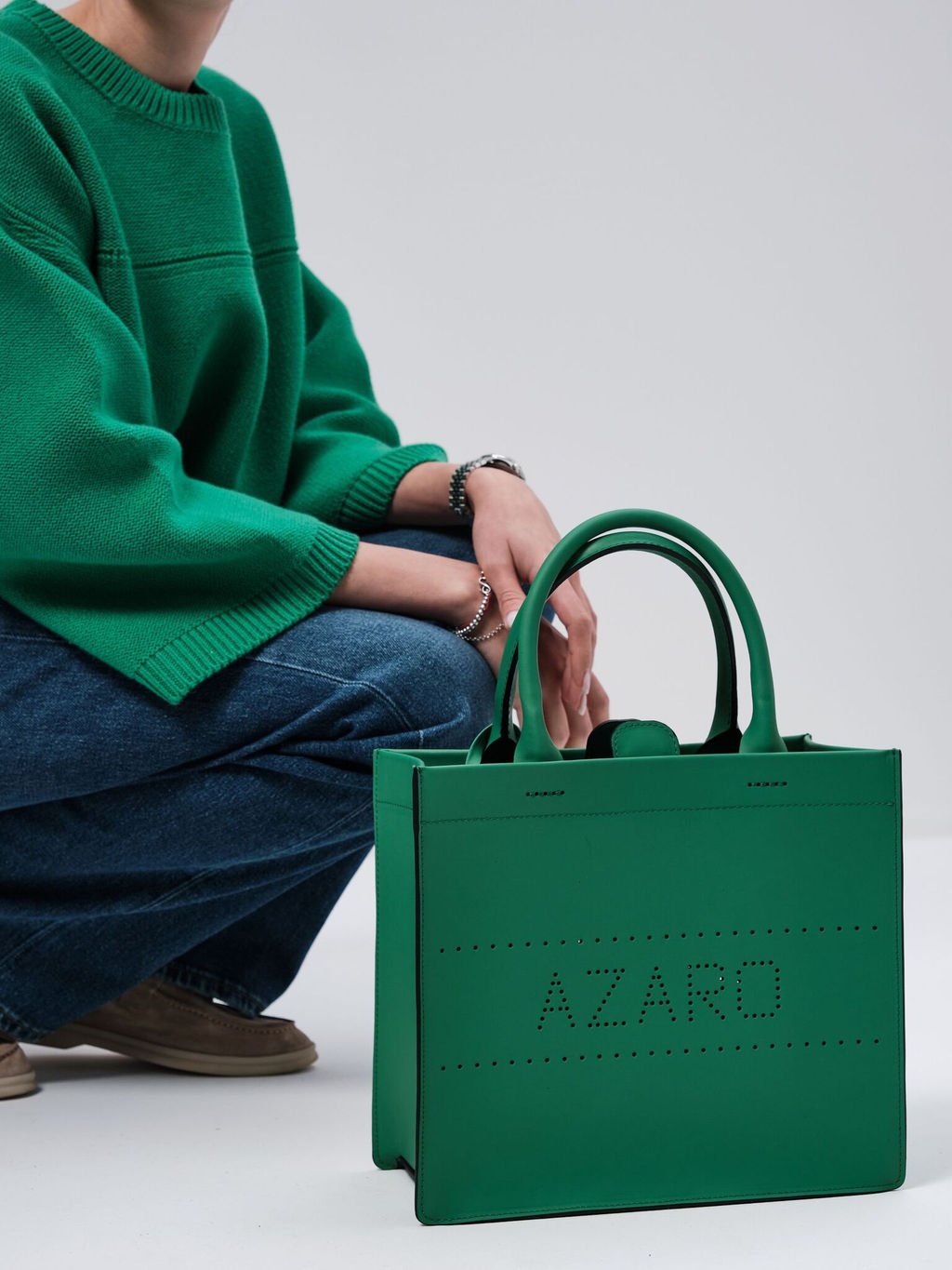 Сумка Azaro 30586 зеленая весна