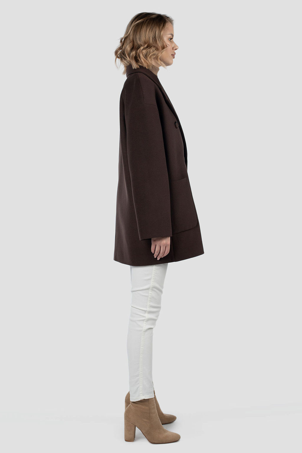 01-12111 Пальто женское демисезонное - El podio фото 4