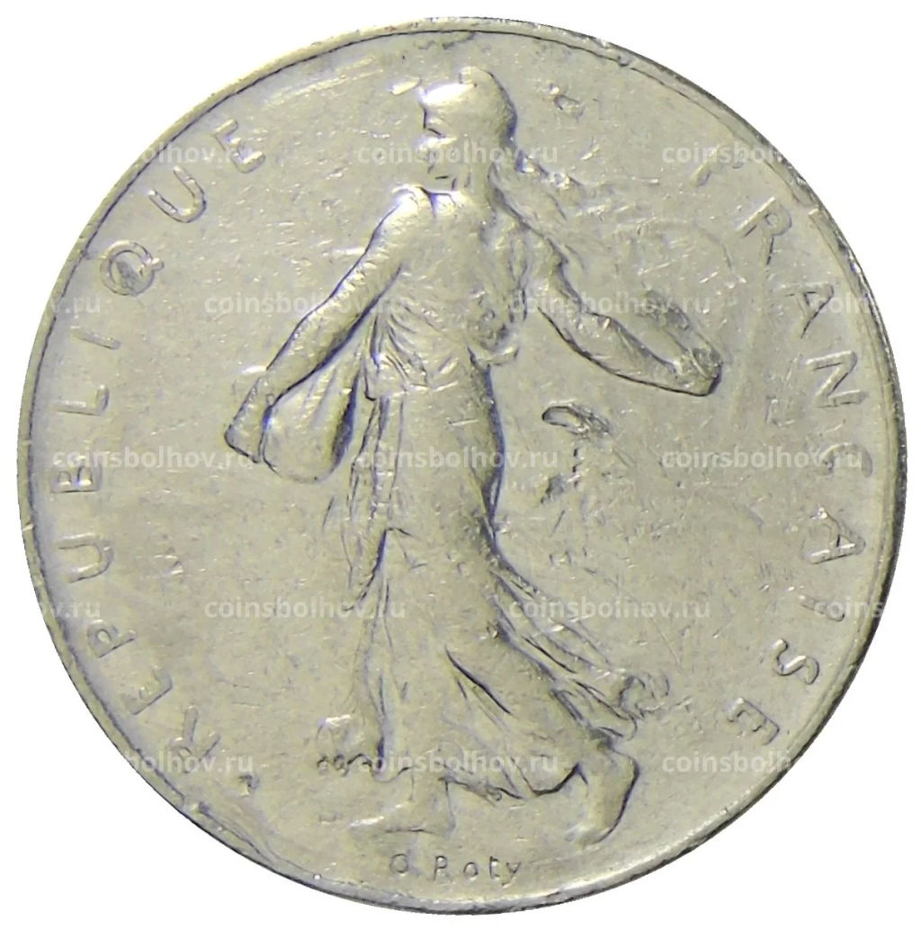 Монета 1 франк 1978 года Франция