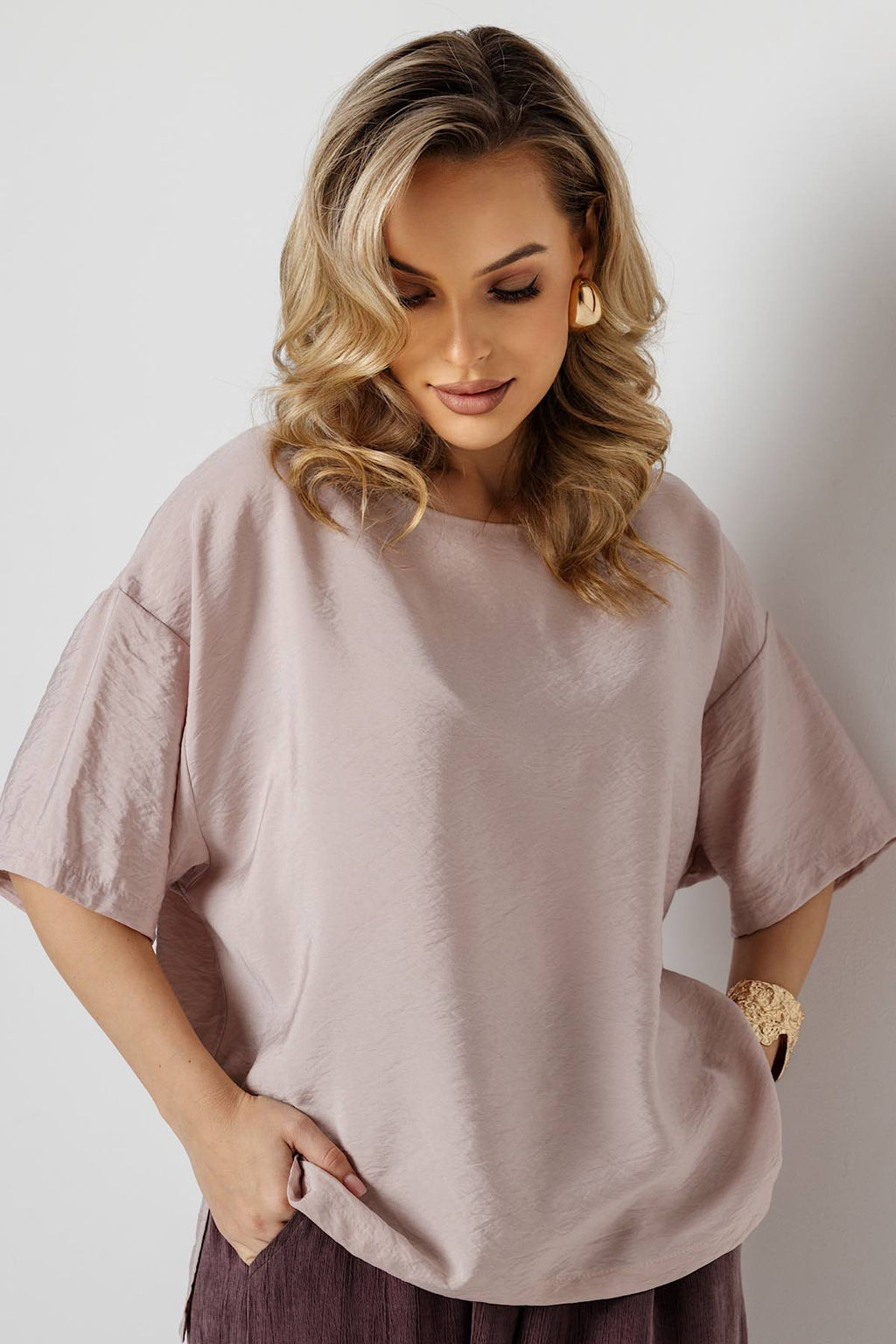 Блузка женская 4483/08/Пудровый