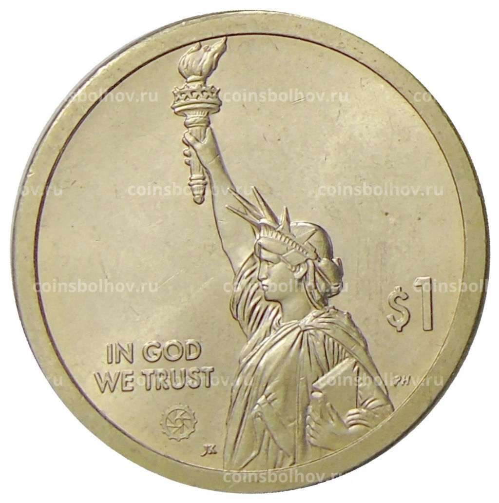1 доллар 2021 года P США Американские инновации Мост-тоннель через Чесапикский залив