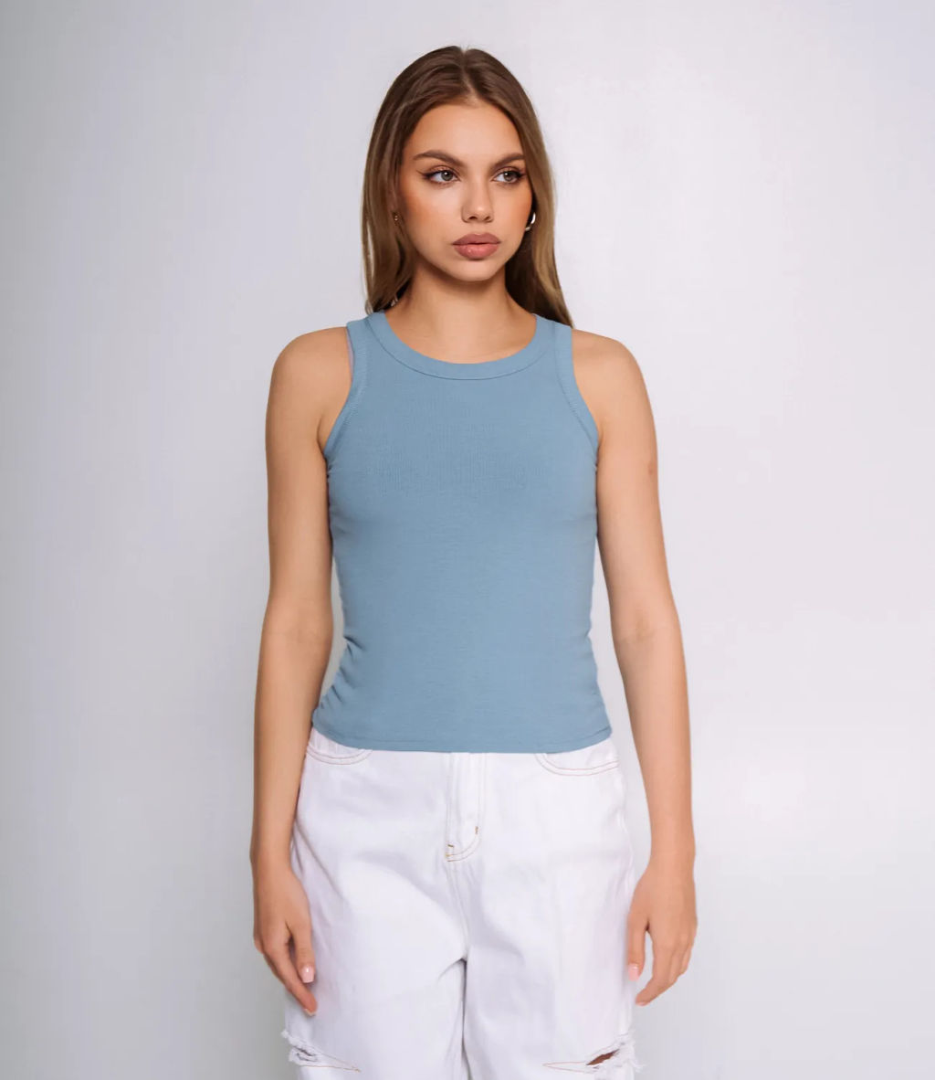 Майка #ОКТ1648, голубой