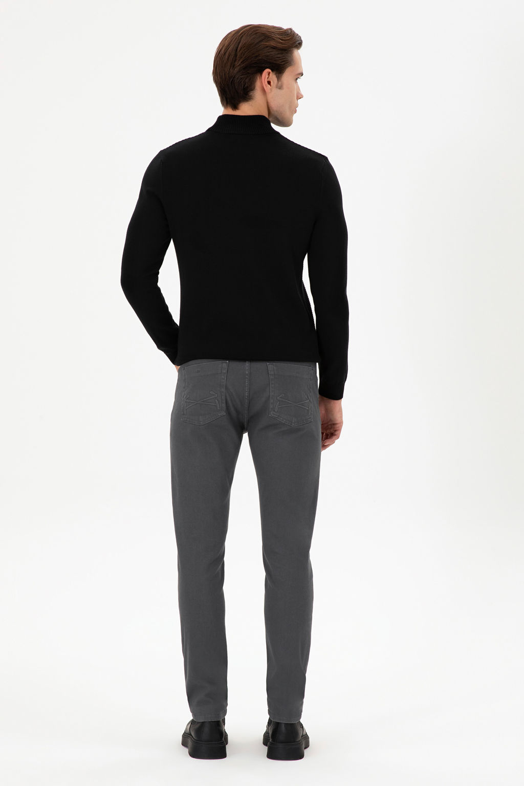 Мужские джинсовые брюки с каменным узором - U.s. polo assn фото 10