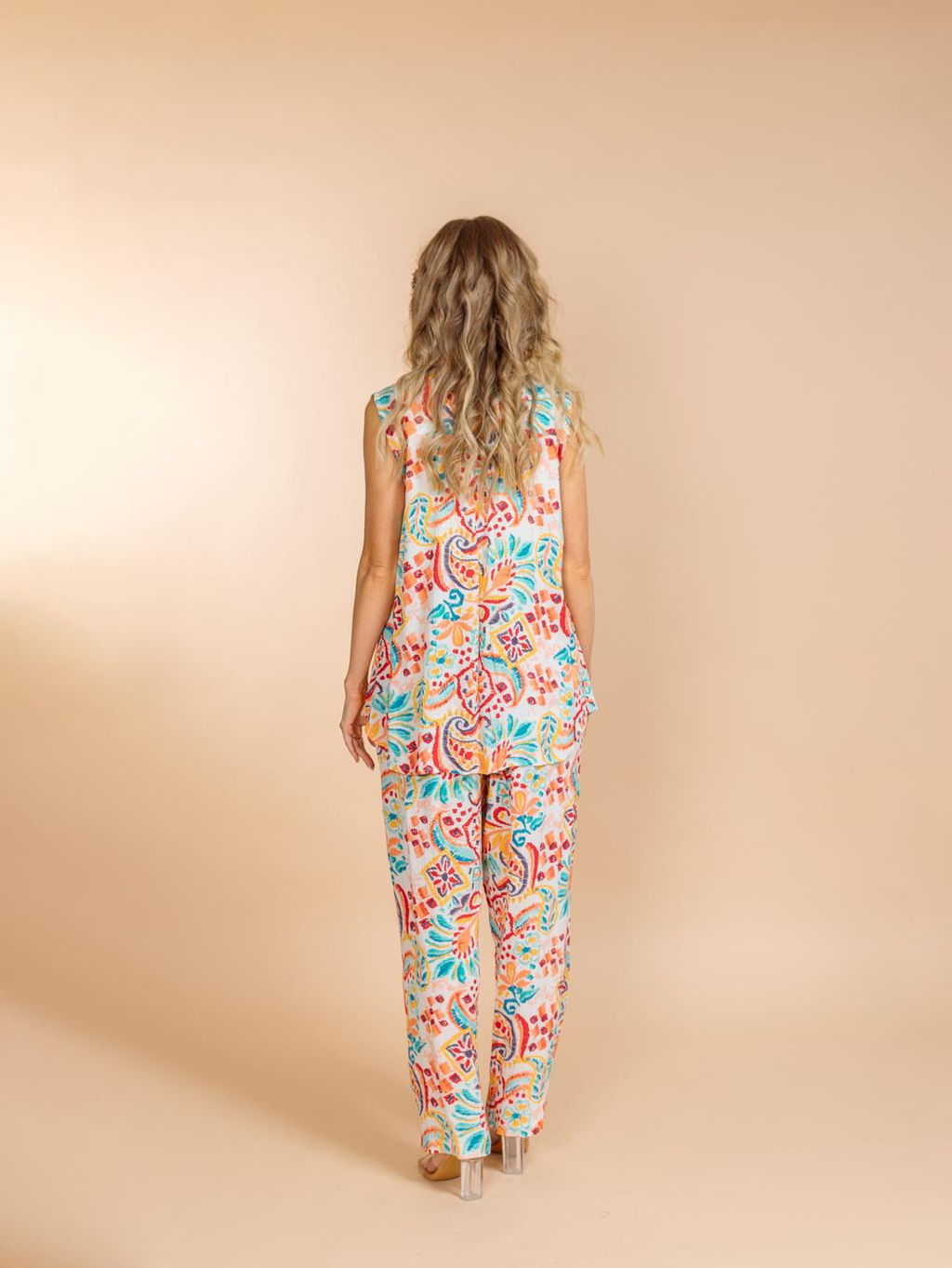 Брючный костюм (вискоза) №25-302-1 (Лето-2025) - Ганг фото 6