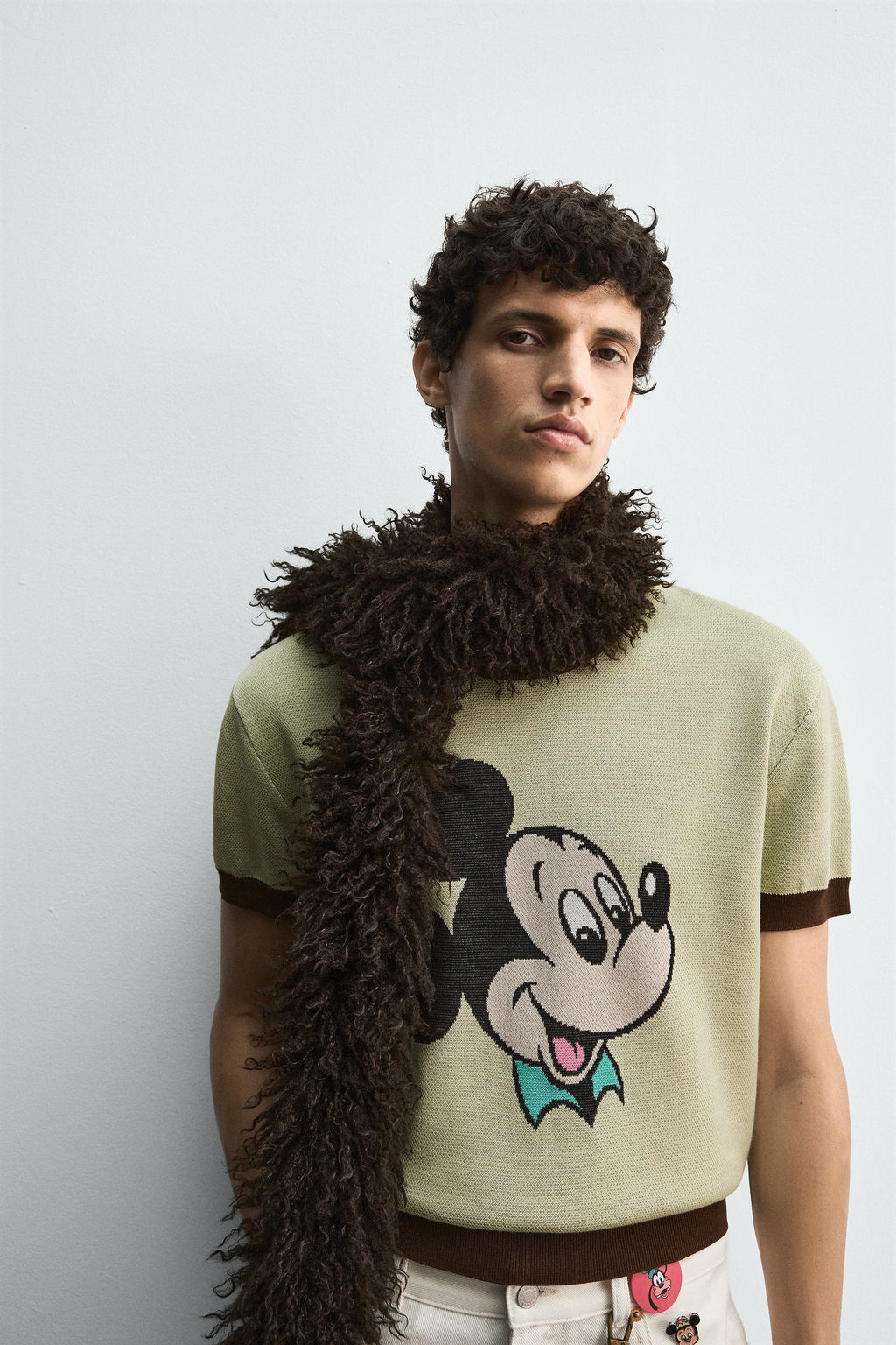 MICKEY MOUSE KNIT T-SHIRT HARRY LAMBERT FOR ZARA X DISNEY  фото 5