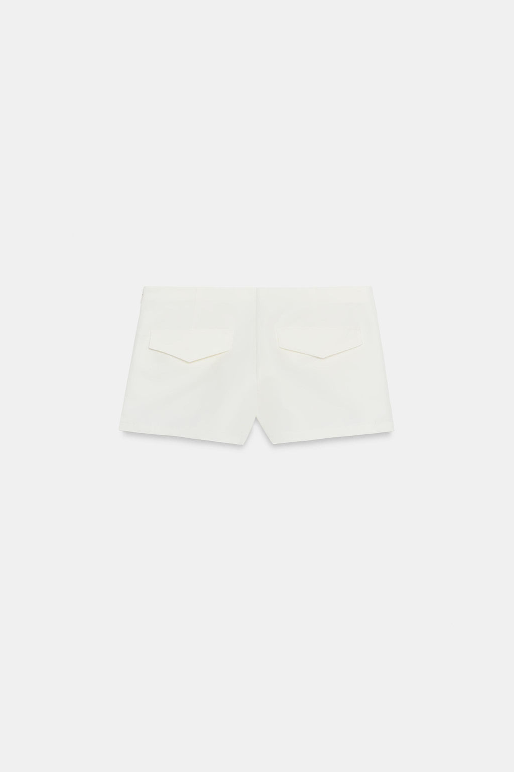 SHORTS MINI BOTONES / Blanco roto - Zara фото 6