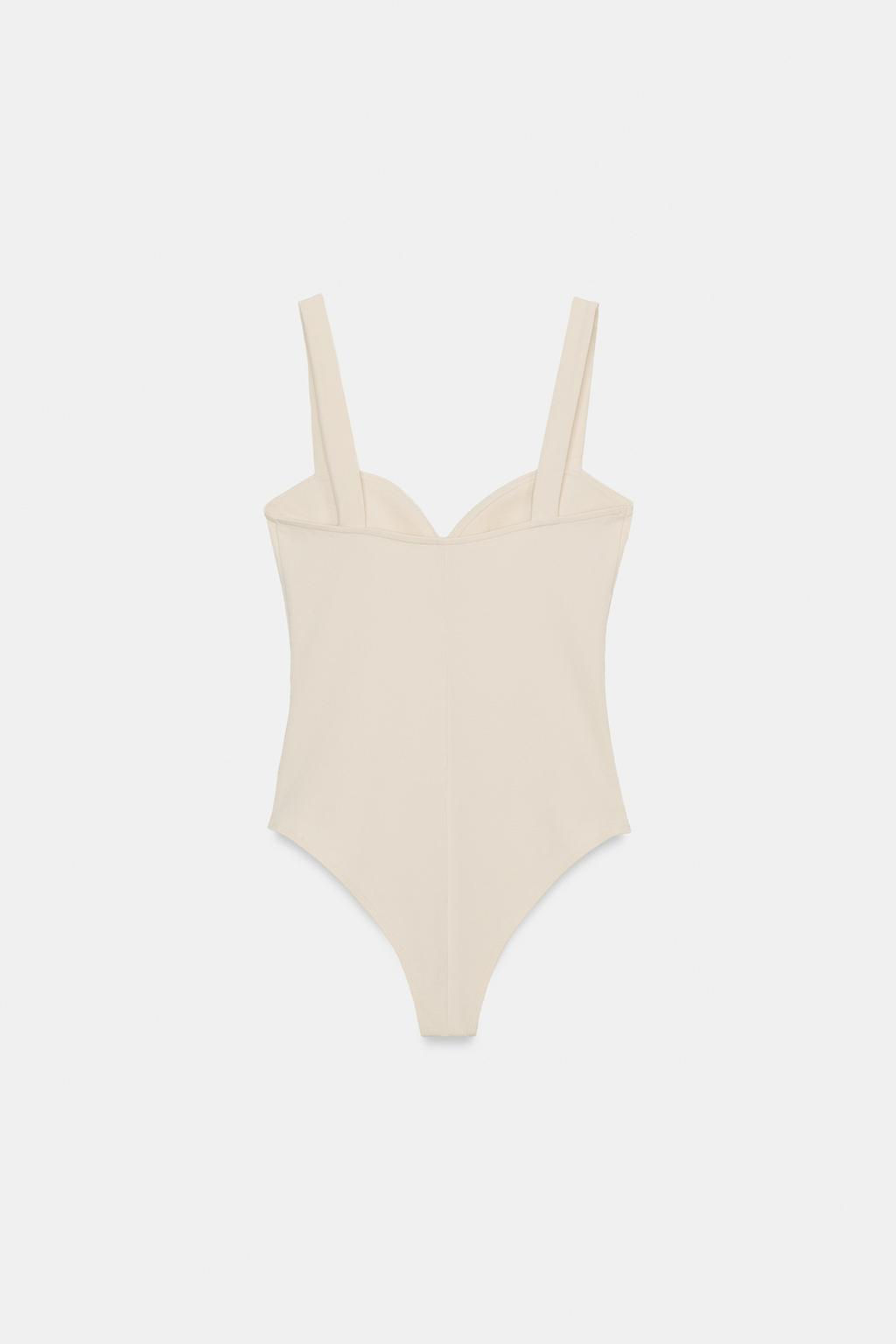 STRAPPY BODYSUIT - Zara фото 16