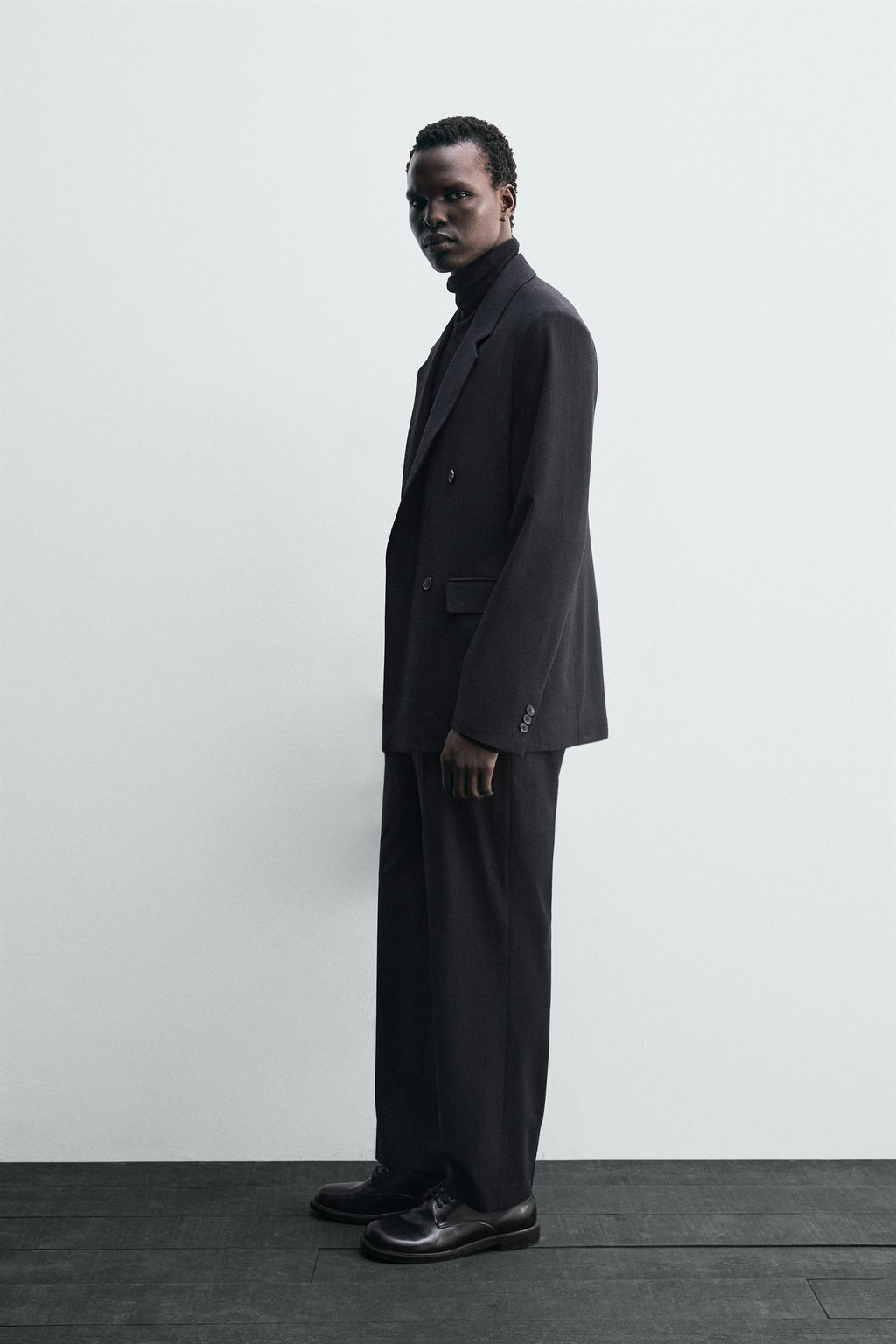 PINSTRIPED SUIT TROUSERS - Zara фото 4