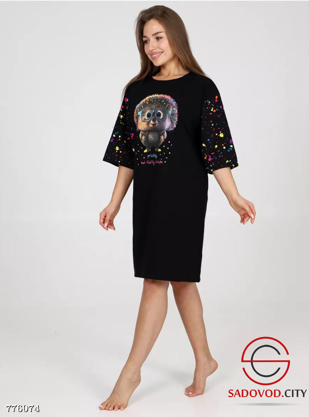 Женская туника с принтом - Bruno фото 5