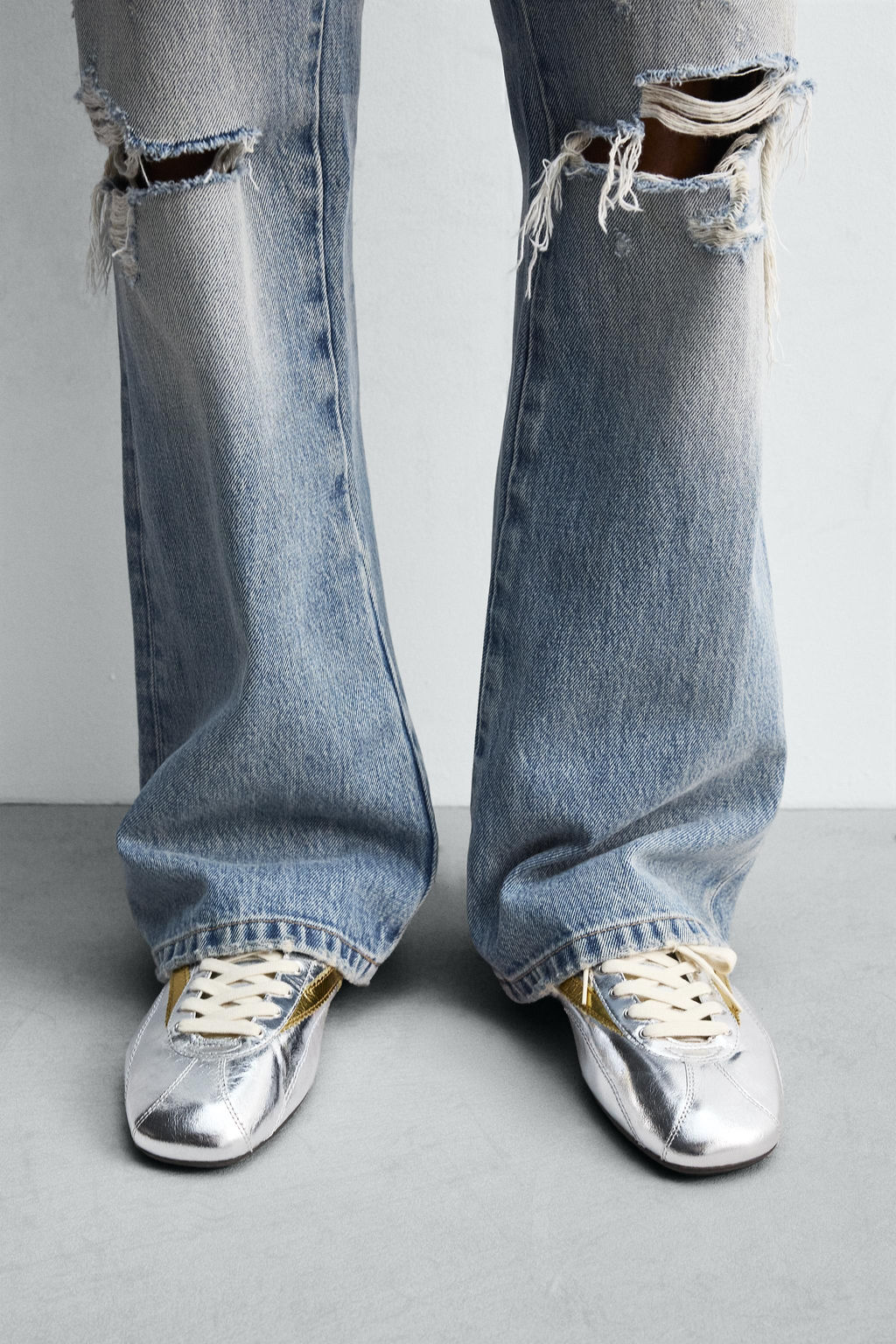 LEATHER TRAINERS HARRY LAMBERT FOR ZARA X DISNEY  фото 3