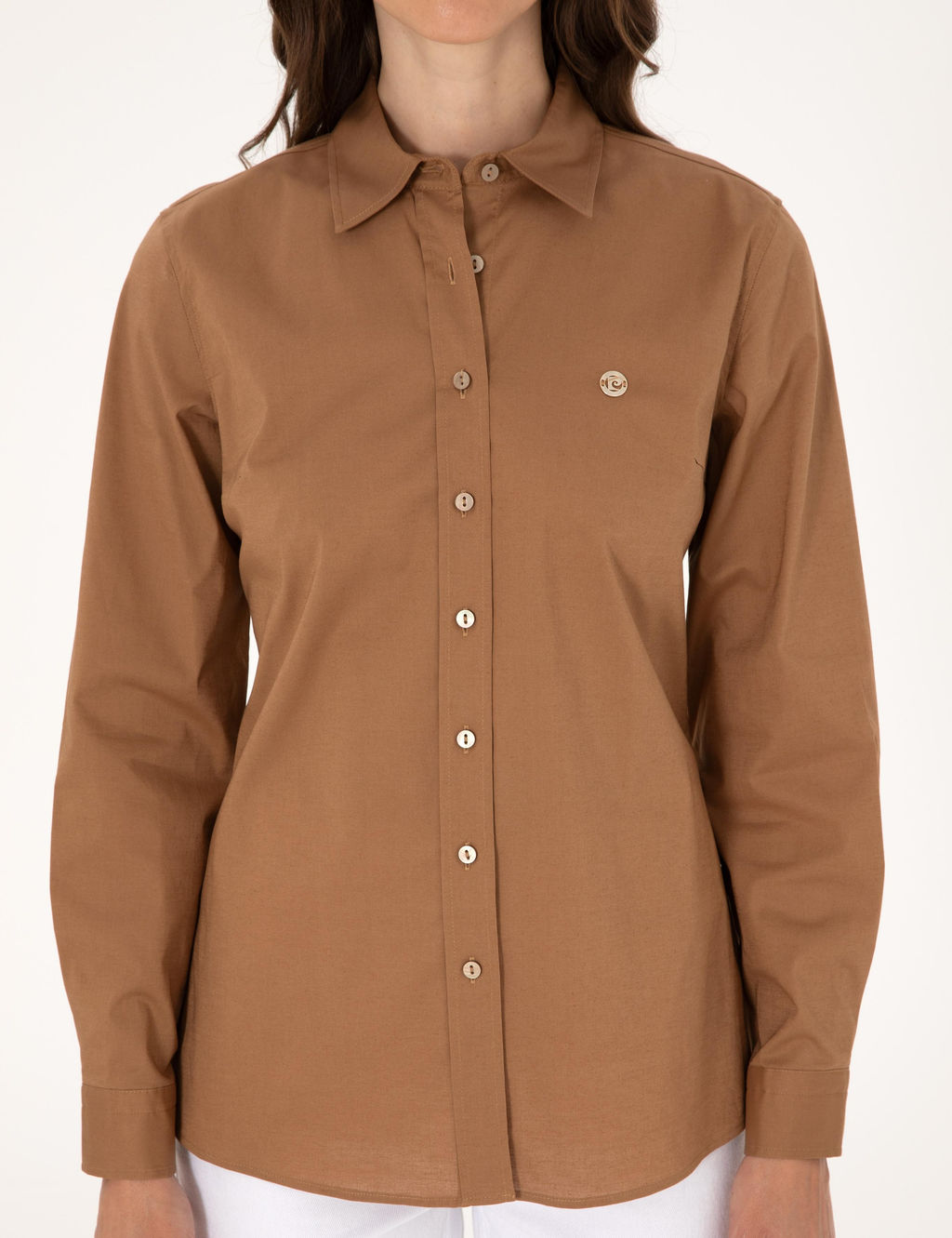 Camel Slim Fit Uzun Kollu G_mlek